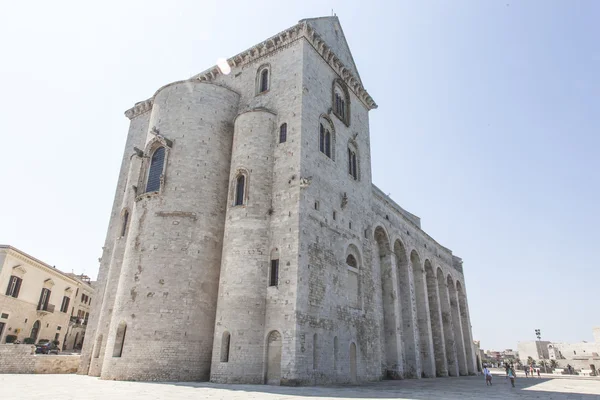 Katedra w Trani, nad morzem, w prowincji Bari — Zdjęcie stockowe