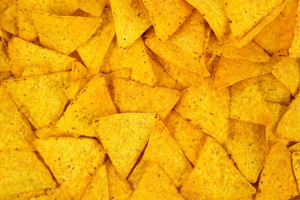 Meksykańskie Nachos Chipsy Rozrzucone Całym Samolocie Tortilla Chipsy Nachos Przekąski — Zdjęcie stockowe