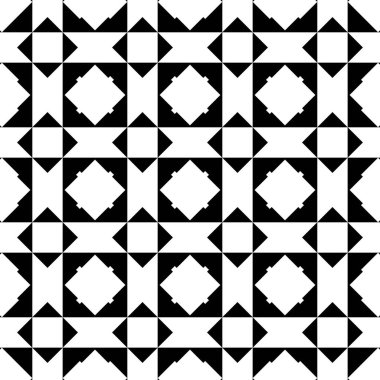 Beyaz üzerine modern siyah desenli soyut desen