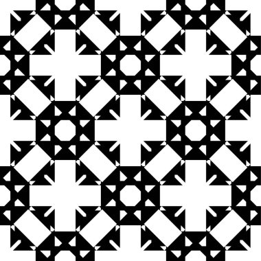 Siyah arkaplanda soyut desen. Vektör tasarım şablonu