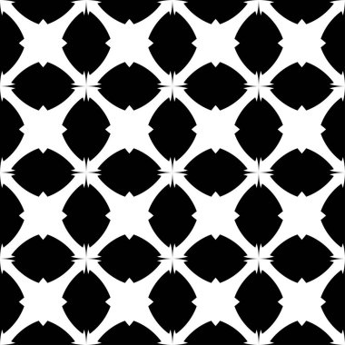 Vektör siyah ve beyaz desen. Moda tasarımı