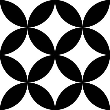 Siyah beyaz grafik desenli vektör çizimi. Tekstil baskıları ve arkaplanlar için Geometrik stil süslemesi.