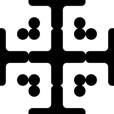 Dekorasyon tasarımı için aydınlık zemin üzerinde siyah desenli modern tasarım şablonu