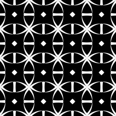 Beyaz zemin üzerinde modern soyut siyah desen. Dijital teknoloji arkaplanı.