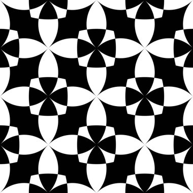 Klasik siyah desenli beyaz arka plan, her amaç için harika tasarım..