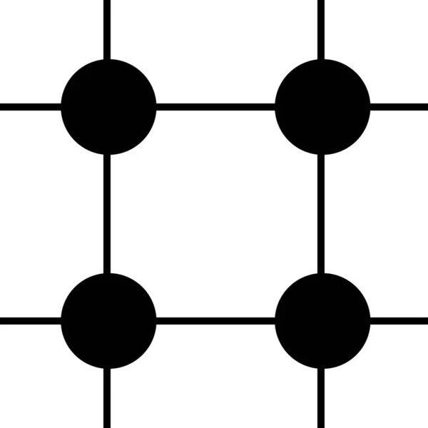 概念設計のための黒パターンデザイン現代とスタイリッシュな抽象パターン — ストックベクタ