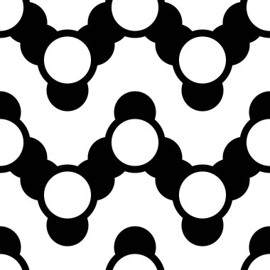 Gelecekçi siyah desenli tasarım. Ev dekorasyonu.