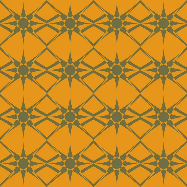 Vector Monochrome Pattern Repeat Ornament Texture Abstract Geometric Design Element — Stok Vektör