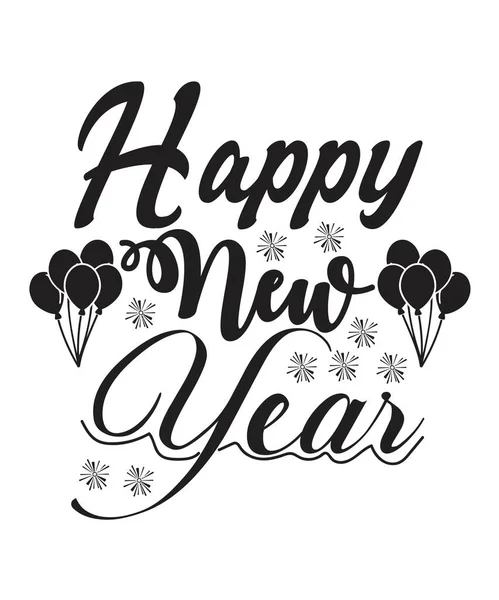 Happy New Year Shirt Design — Stock Photo, Image