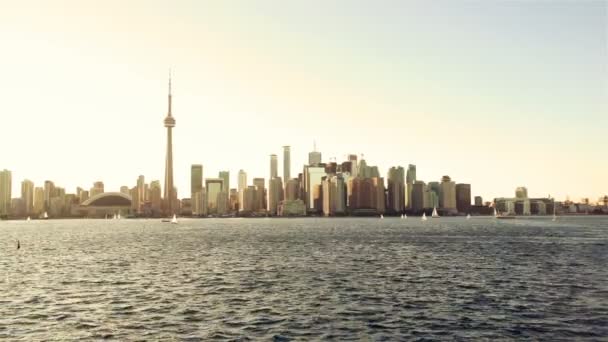 Toronto, Kanada, Video - Toronto během Zlaté hodiny — Stock video