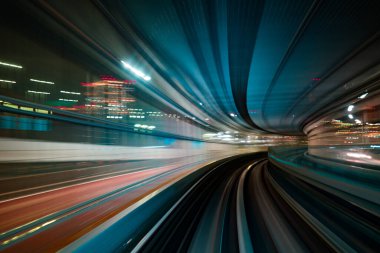 Tokyo metrosunun içinde