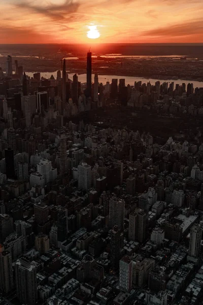 Midtown Manhattan em Nova York — Fotografia de Stock
