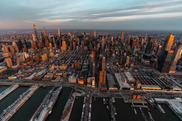 Midtown Manhattan em Nova York — Fotografia de Stock