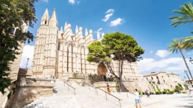 Palma de Mallorca, Timelapse Katedral Bazilikasının açık merdiveni