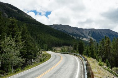 Beartooth karayolu, Montana, Amerika Birleşik Devletleri boyunca doğal görünümü