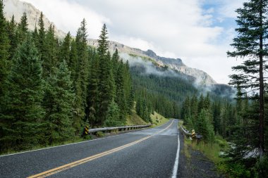 Beartooth karayolu, Montana, Amerika Birleşik Devletleri boyunca doğal görünümü