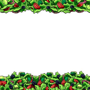 sağlıklı sebze çerçevesi