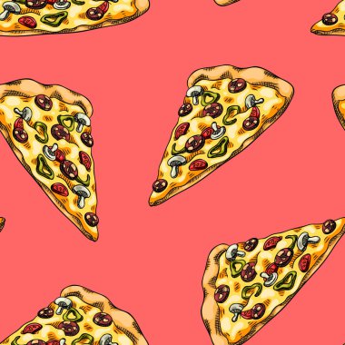 sıcak pizza tasarımını