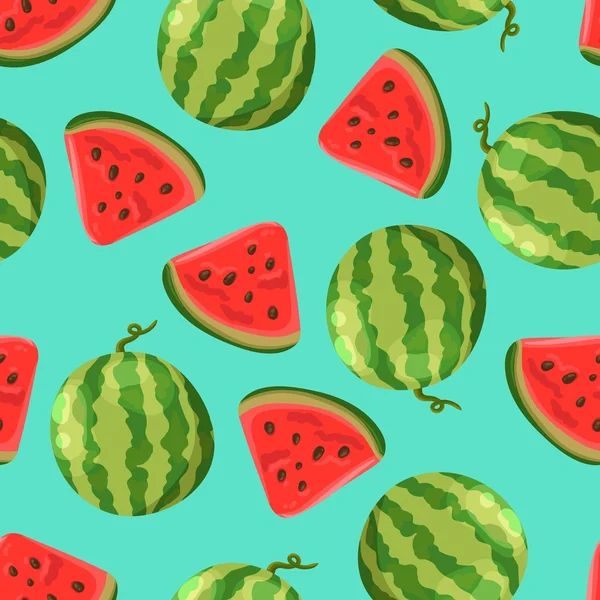Wassermelonenstücke — Stockvektor