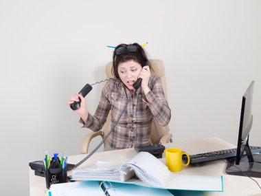 ofiste çılgın gün