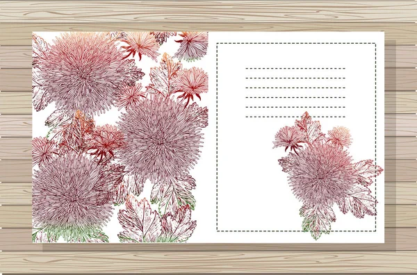 Vektorillustration Eines Schönen Floralen Hintergrunds — Stockvektor