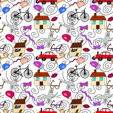 desen çocukça doodle .