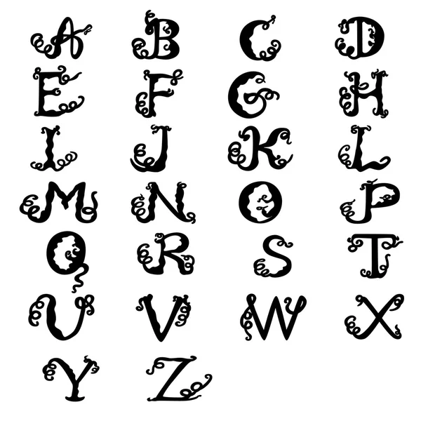 Латинский алфавит — стоковый вектор