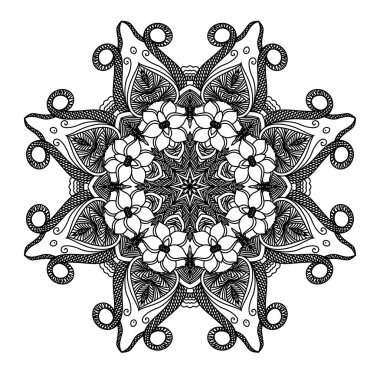 Soyut kaligrafi öğesi