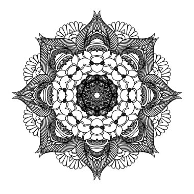 Soyut kaligrafi öğesi