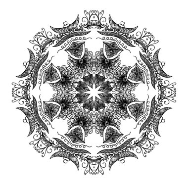 Soyut kaligrafi öğesi