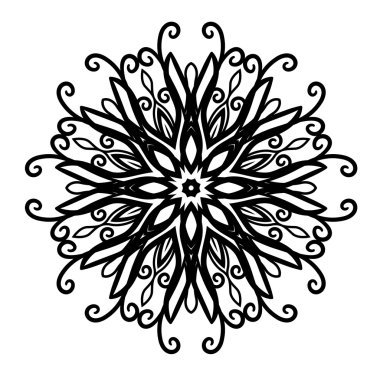 Soyut kaligrafi öğesi