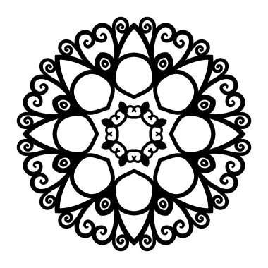 Soyut kaligrafi öğesi