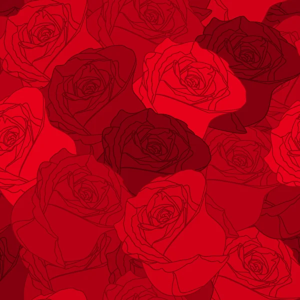 Fundo com rosas — Vetor de Stock