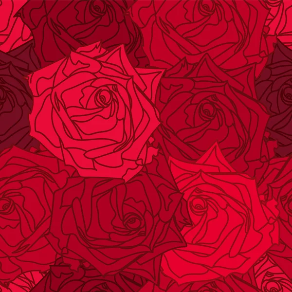 Hintergrund mit Rosen — Stockvektor