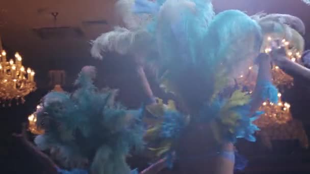 巴西狂欢节舞蹈女孩 — 图库视频影像