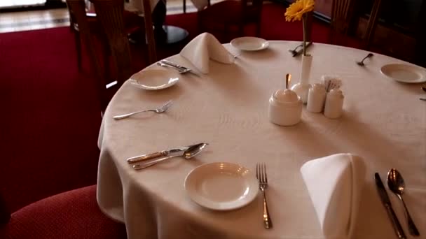 Service-Schalter im Restaurant — Stockvideo