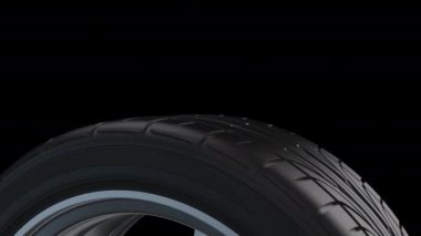 Alfa kanallı Dönen araba tekerleği