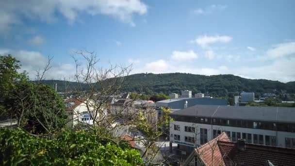 Marburg Almanya Zaman Aşımı Yukarıdan Görüntüle — Stok video