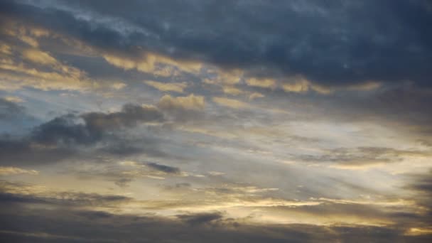 Panorama del cielo matutino — Vídeos de Stock