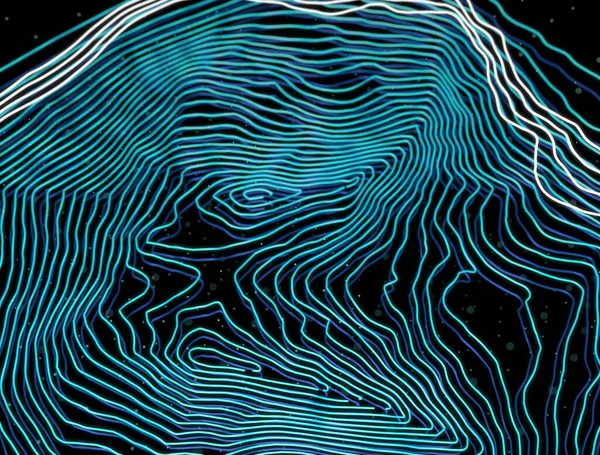 neon siber uzay elementi 3d grafik