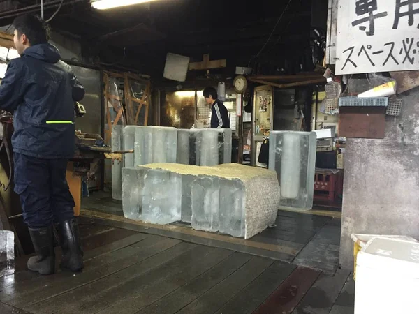 Mercado de pescado Tsukiji — Foto de Stock