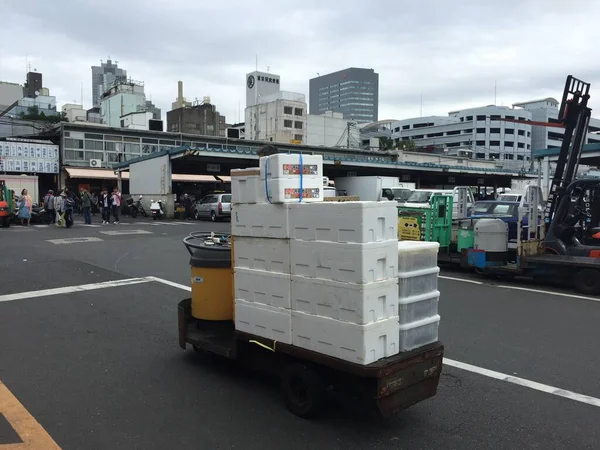 Mercado de pescado Tsukiji — Foto de Stock