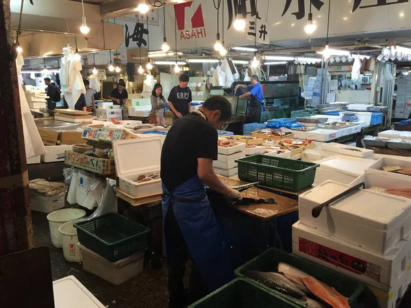 Tsukiji halpiac — Stock Fotó