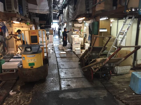 Mercado de peixe tsukiji — Fotografia de Stock