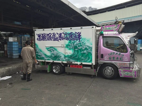 Mercado de peixe tsukiji — Fotografia de Stock