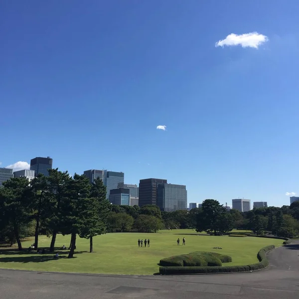 東京市の日本帝国城 — ストック写真