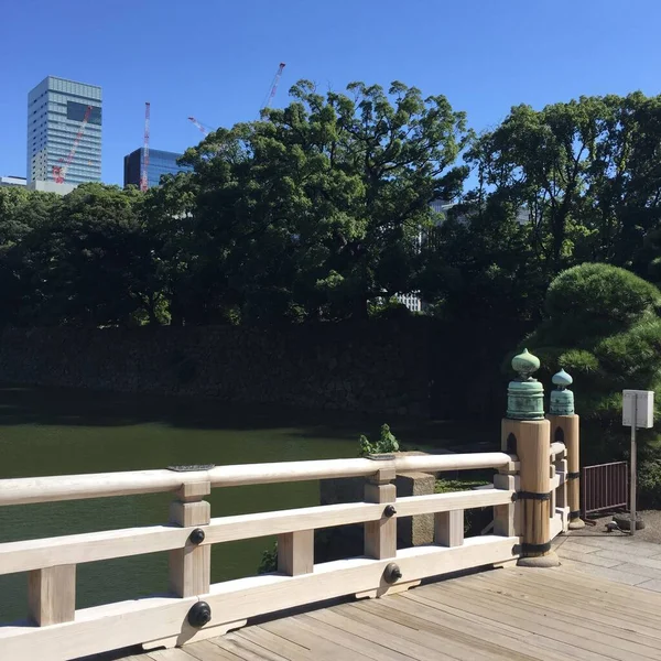 Japanska imperiet slott i Tokyo stad — Stockfoto