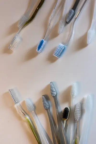 A set of disposable toothbrush — Stock Photo, Image