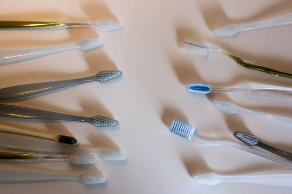 A set of disposable toothbrush — Stock Photo, Image