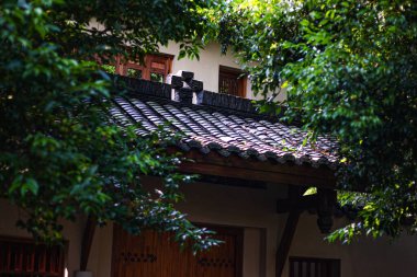 stilize edilmiş Çin bahçesi 